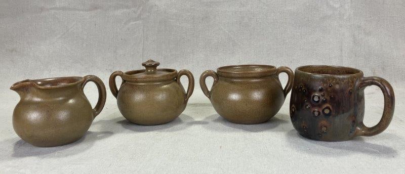 Group of Four W.J. Gordy Pottery Pieces (1 of 20)