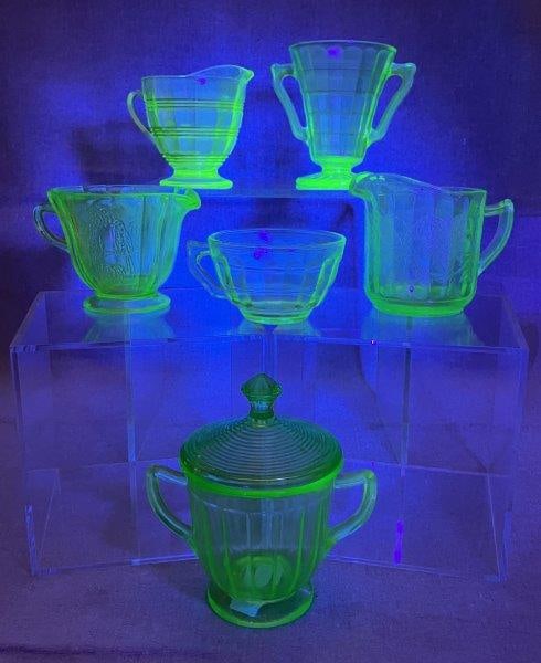 Six Pieces of Uranium Glass (1 of 18)