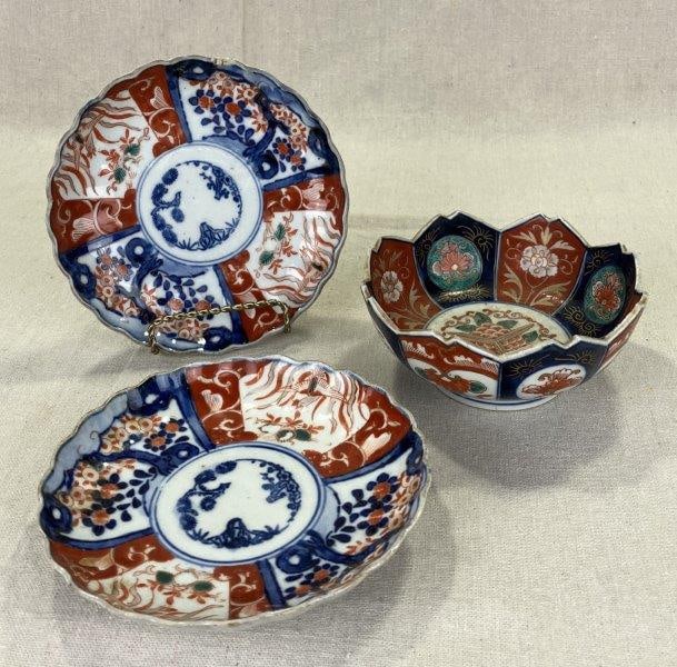 Three Pieces of 19th Century Imari Porcelain (1 of 15)