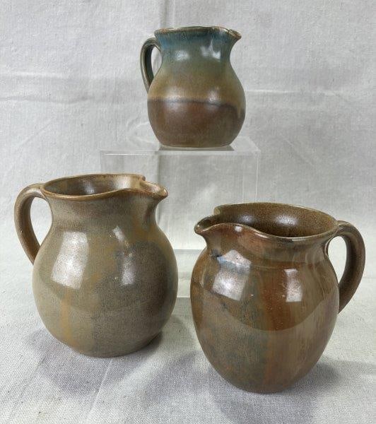 Group of Three W.J. Gordy Art Pottery Pitchers (1 of 14)