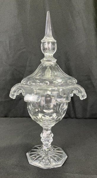 Cut Crystal Covered Dish (1 of 10)