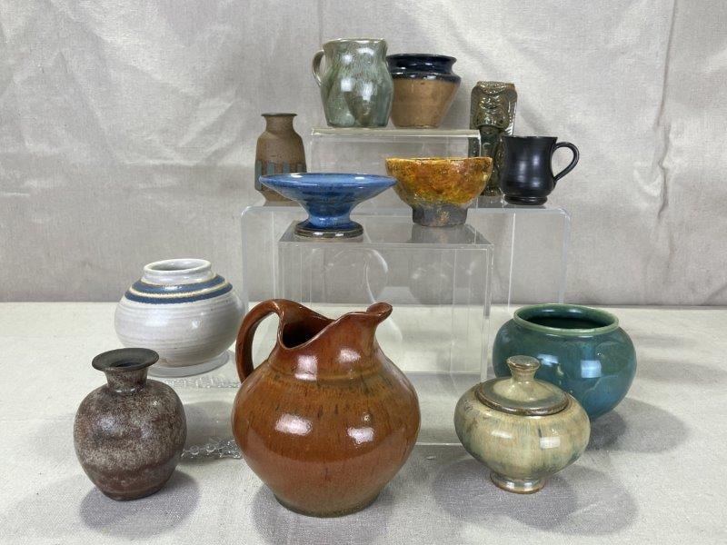 Twelve Art Pottery Objects (1 of 20)