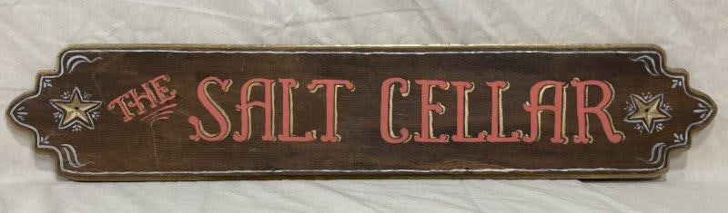 Hand-Painted "Salt Cellar" Sign (1 of 13)