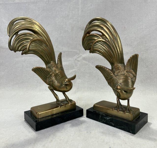 Pair of  Pheasant Bookends, Jennings Brothers (1 of 13)