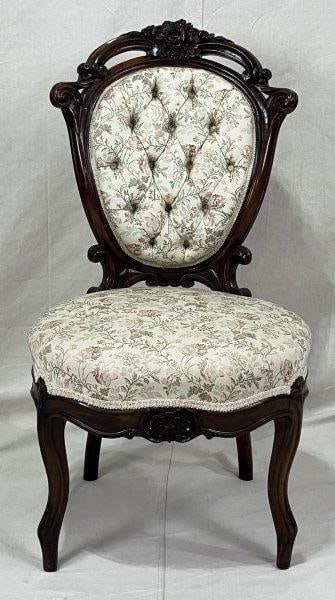19th Century Rococo Revival Side Chair (1 of 11)