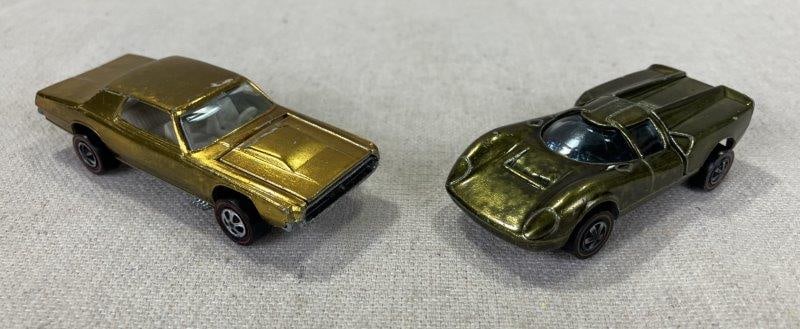 Hot Wheels Redline Pair: "Lola GT70" and Custom "T-Bird" by Mattel (1 of 20)