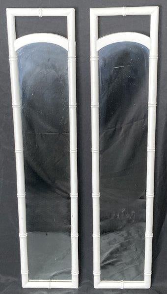 Pair of Mid-Century Modern Faux Bamboo Mirrors (1 of 8)