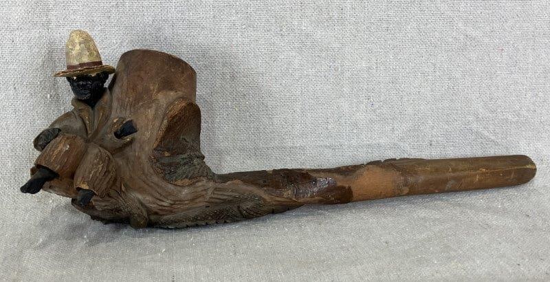 Black Americana Figure and Alligator Pipe (1 of 12)
