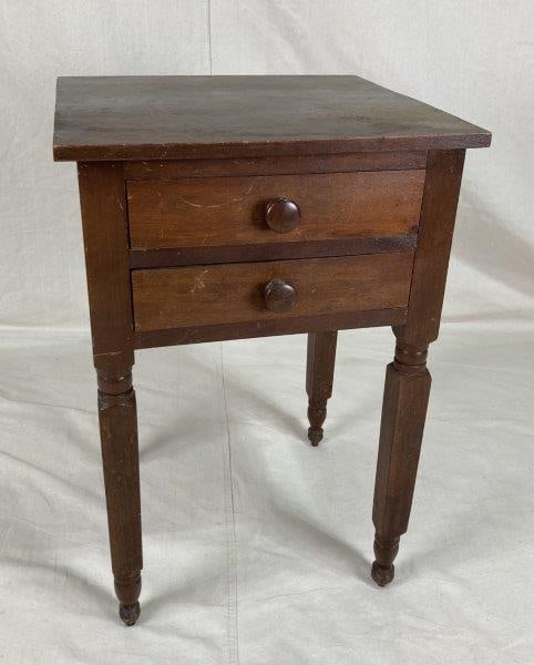 19th Century Two Drawer Stand (1 of 12)
