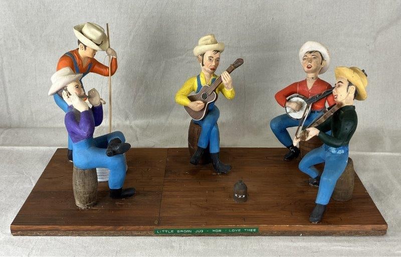 Folk Art Sculpture Little Brown Jug How I Love Thee (1 of 18)