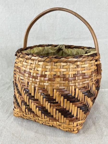 Cherokee Handled Rivercane Basket (1 of 10)