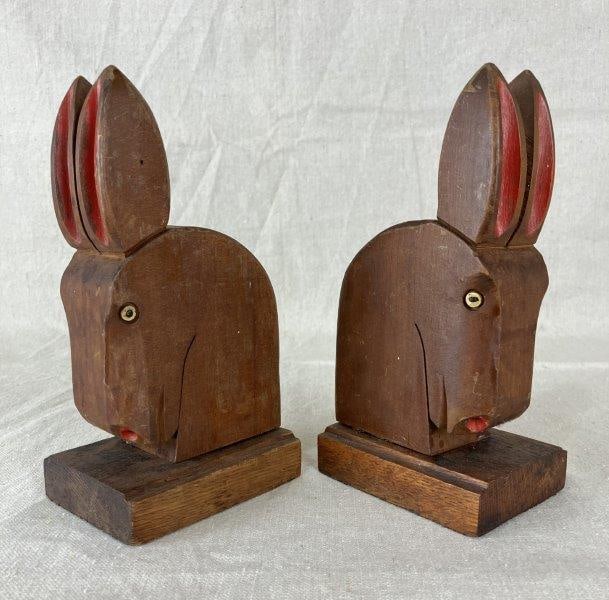 Carved Mule Bookends (1 of 11)