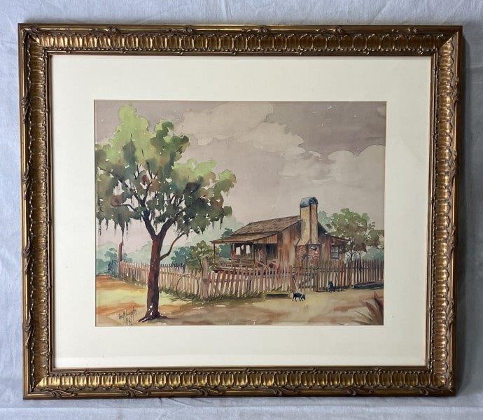 George M. Livingston Watercolor Landscape (1 of 8)