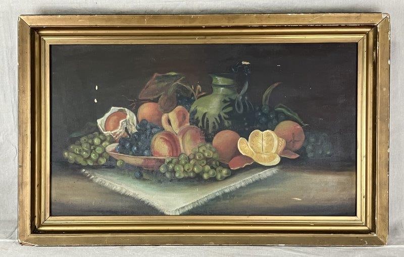 19th Century Fruit Still Life Oil Painting (1 of 13)