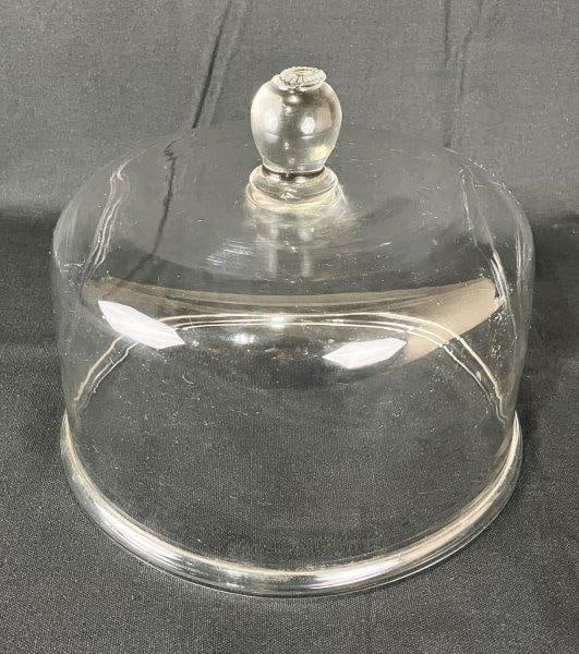 Small Early Hand Blown Glass Dome (1 of 8)