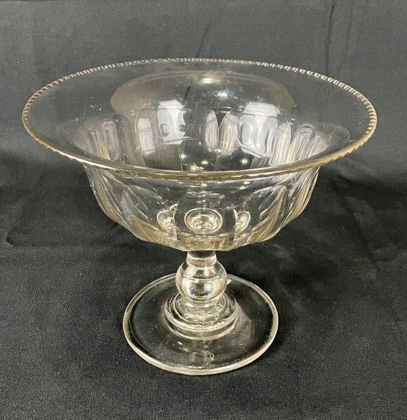 Early American Flint Glass Compote (1 of 9)