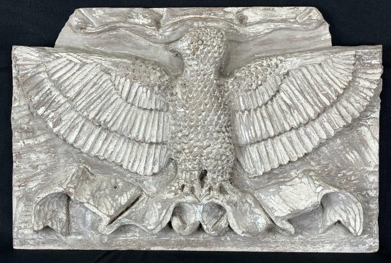Folk Art Carved Eagle Plaque (1 of 8)