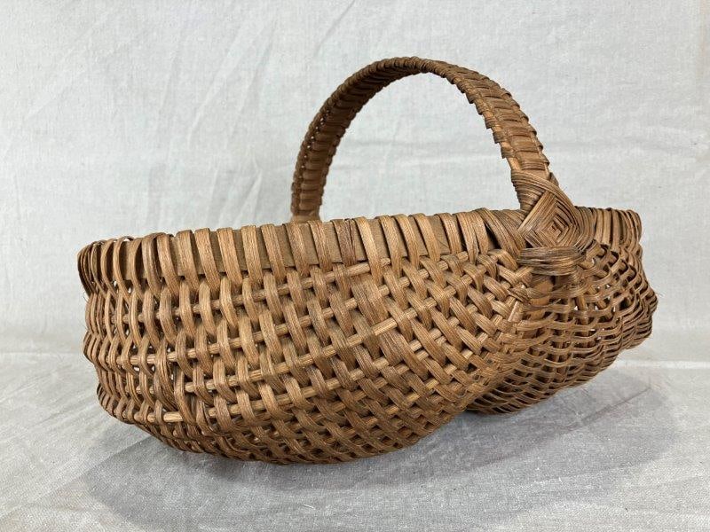 Primitive Split Oak Buttocks Basket (1 of 9)