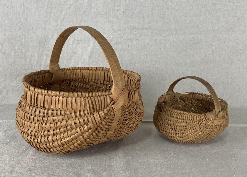 Two High Quality Split Oak Buttocks Baskets (1 of 18)