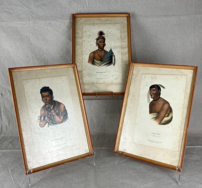 J. T. Bowen Native American Chief Lithograph Prints (1 of 13)