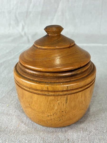Finely Turned Wooden Box (1 of 6)