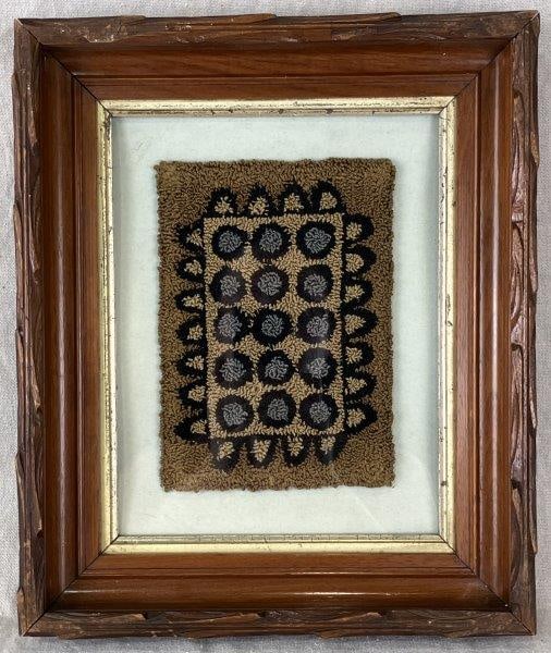 Hand Hooked Miniature Rug (1 of 8)