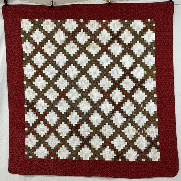 Handmade Irish Chain Quilt (1 of 15)