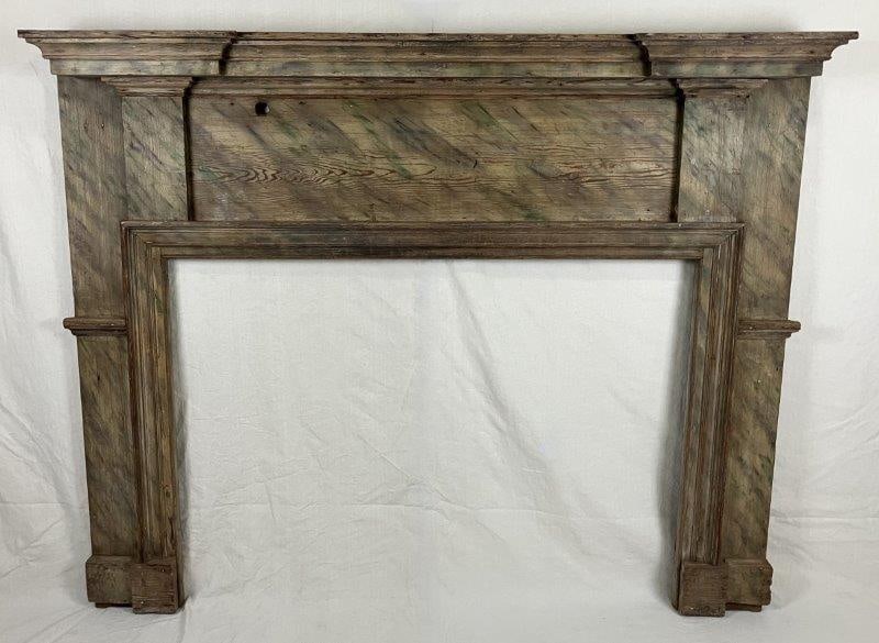 Southern Federal Painted Fireplace Mantle (1 of 9)