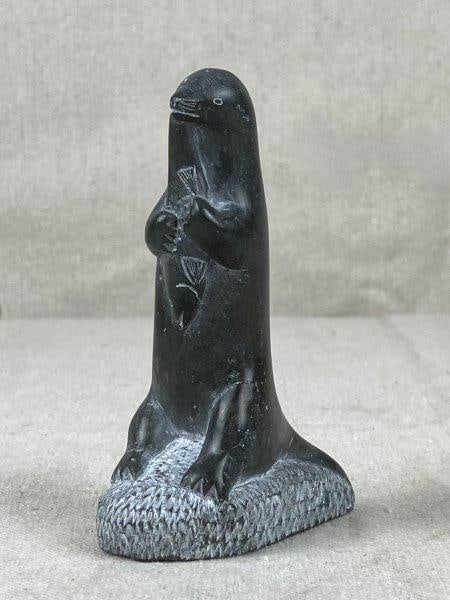 Inuit Stone Carving of Otter (1 of 10)