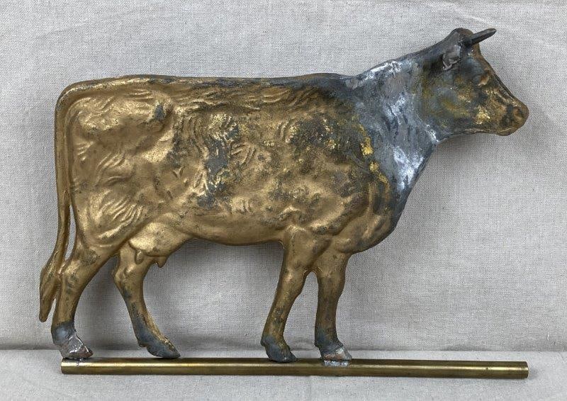Gilt Cow Weathervane (1 of 11)