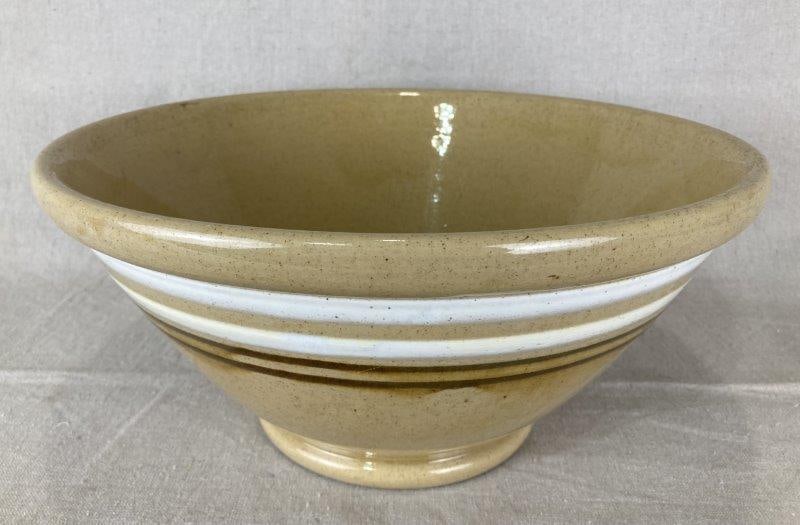 Large Yellow Ware Bowl (1 of 12)
