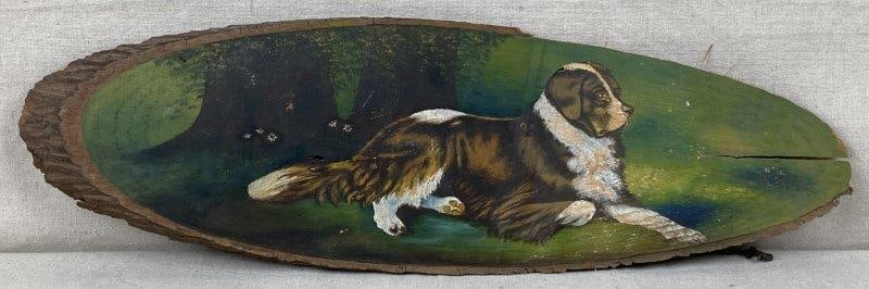 Folk Art Dog on Slab (1 of 10)