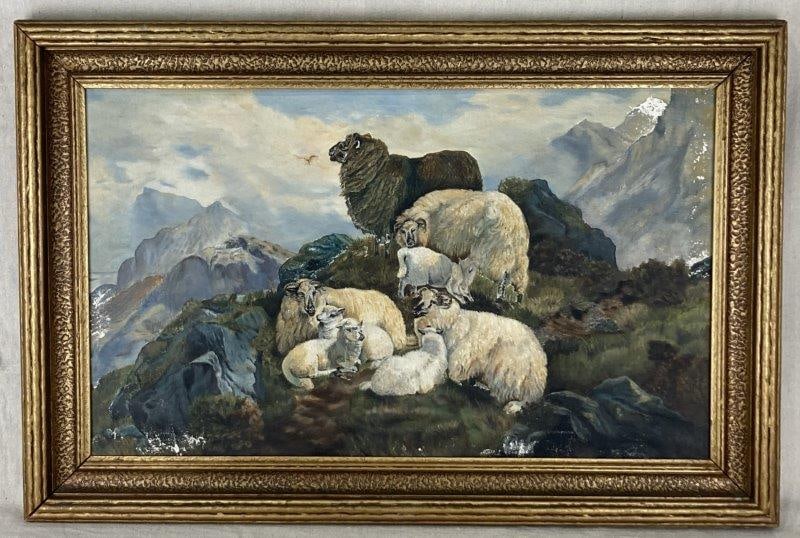 Early 20th Century, Mountian Landscape, Sheep (1 of 12)