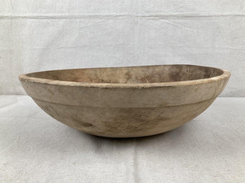 Turned Primitive Dough Bowl (1 of 12)
