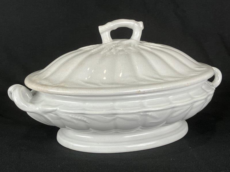 W. & E. Corn Ironstone Covered Vegetable Dish (1 of 15)