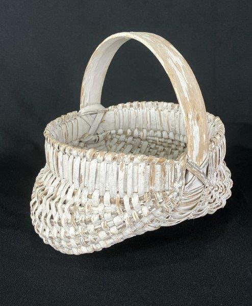 Painted Split Oak Buttocks Basket (1 of 10)