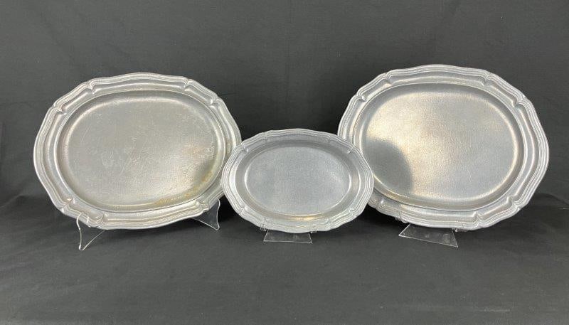Three Wilton Armetale Pewter Plates (1 of 8)