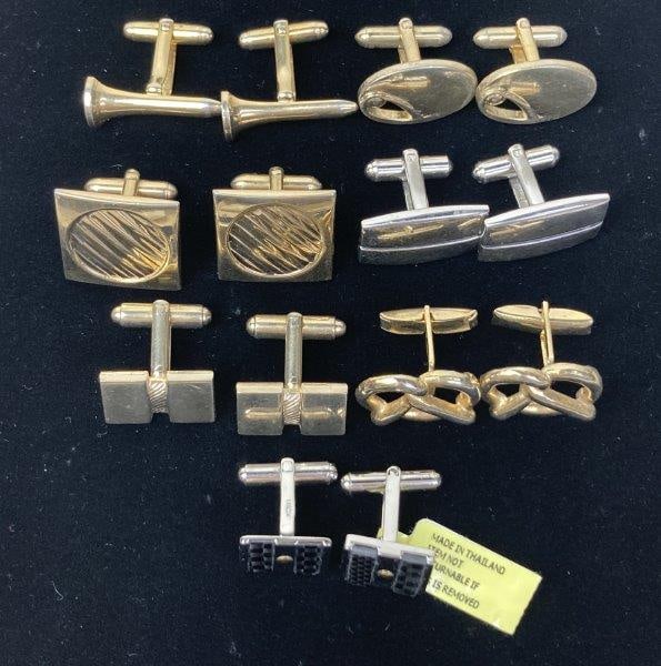 Seven Vintage Pairs of Men's Cufflinks (1 of 14)