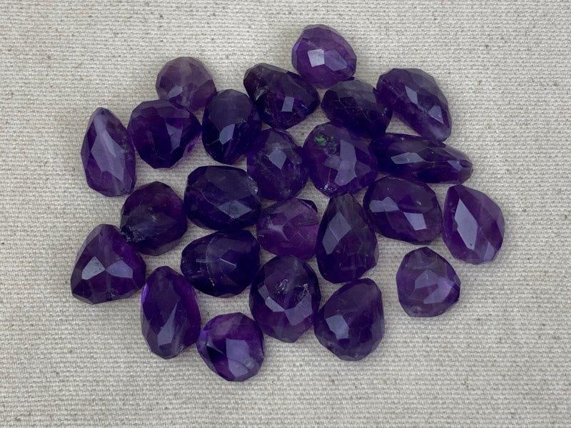 Multi-Faceted Amethyst Gemstone Beads (1 of 5)