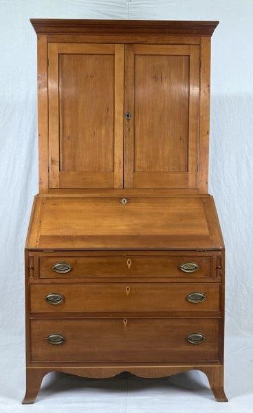 Southern Cherry Desk and Bookcase (1 of 12)