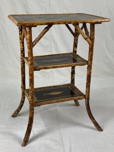 English Bamboo Tired Table (1 of 10)