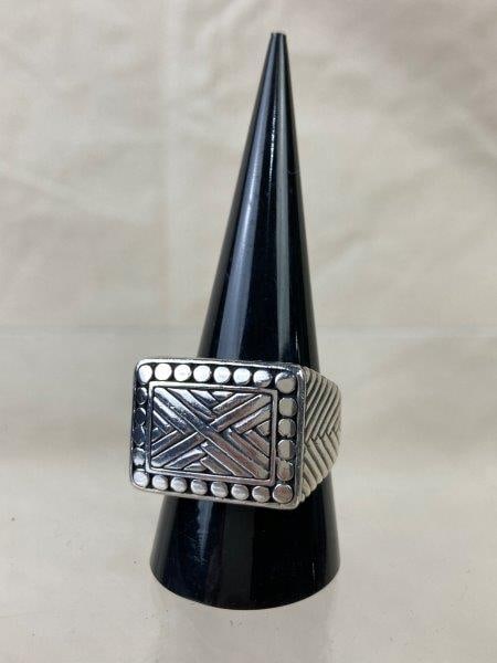 Samuel B. Sterling Silver Criss Cross Ring (1 of 8)