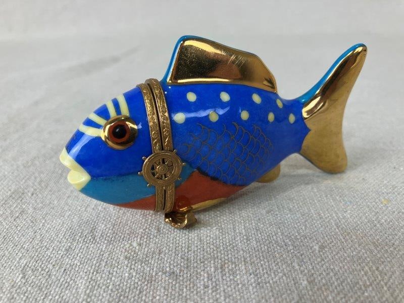 Limoges Tropical Fish Trinket Box (1 of 8)