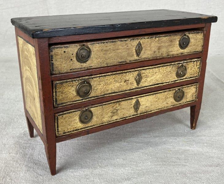 Miniature Italian Polychromed Chest (1 of 15)
