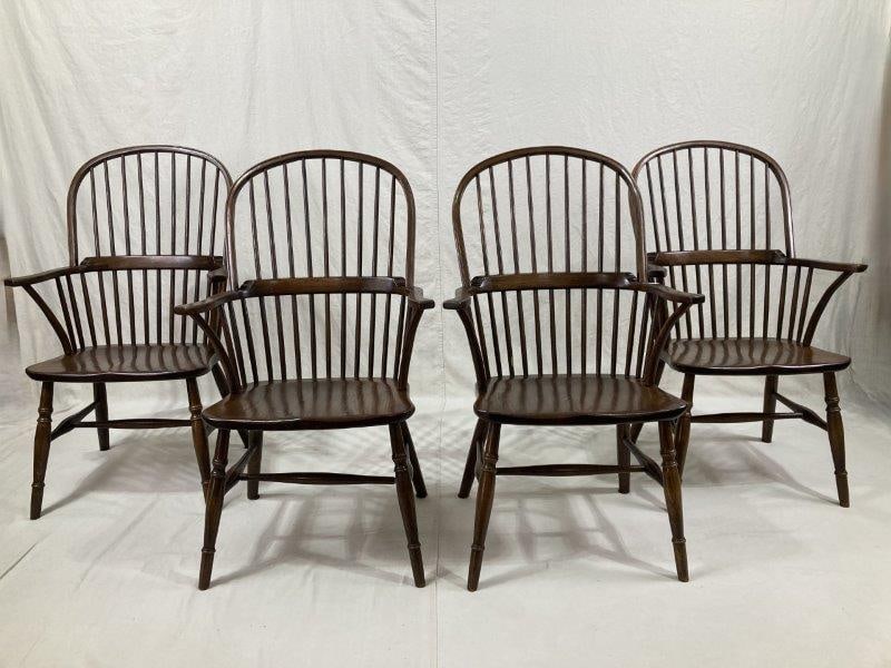 Four High Quality Windsor Chairs (1 of 8)