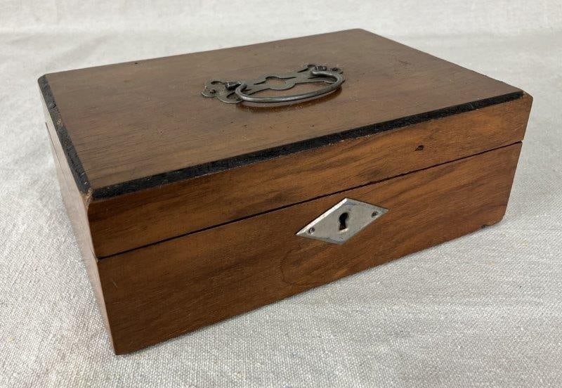 19th Century Wooden Document Box (1 of 12)