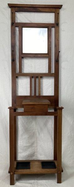 Arts and Crafts Style Hall Tree (1 of 5)