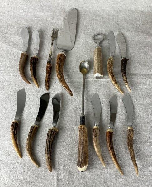 Antler-Handled Flatware Assortment (1 of 10)