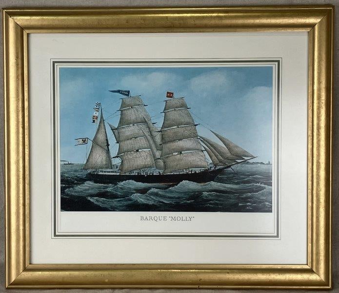 English School Print of the Barque Molly (1 of 7)