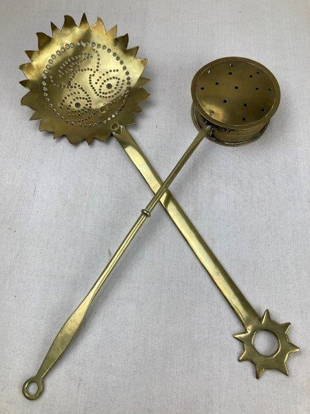 19th Century Chestnut Roaster and Skimmer (1 of 14)